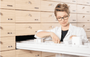 Pharmacy shelving by inov8 medical